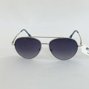 Elie Tahari Silver Aviator Sunglasses MSRP $175